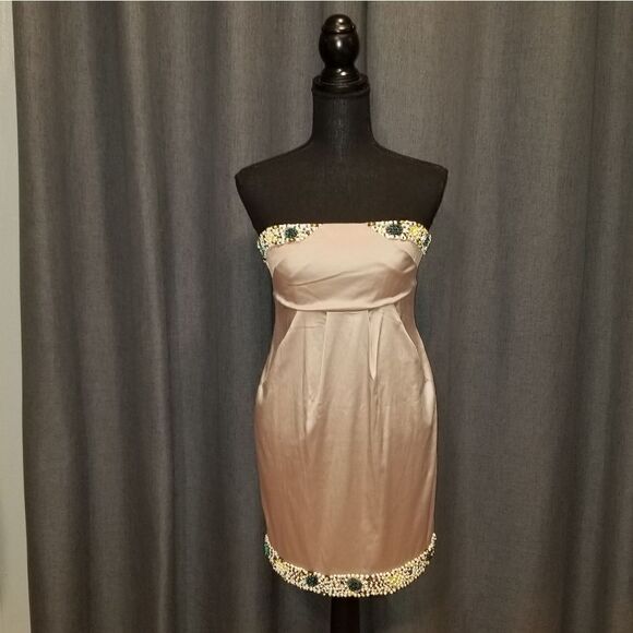 Anthropologie Luluvia Embellished beaded Dress Small - Picture 8 of 12